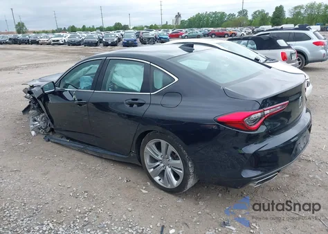 2021 Acura Tlx Technology Package из США, поврежденный, VIN 19UUB5F42MA009559